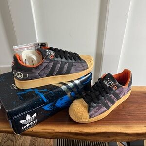 NWT 8.5 Adidas Men Superstar 2 Star Wars Rebel Alliance Rogue Squadron Sneaker